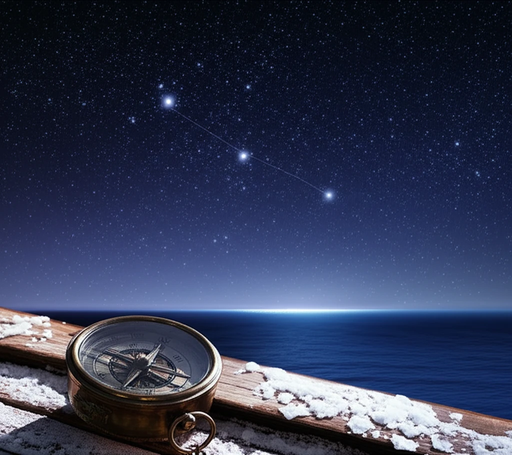 나침반 별자리 관측법과 북극성 이용 ..