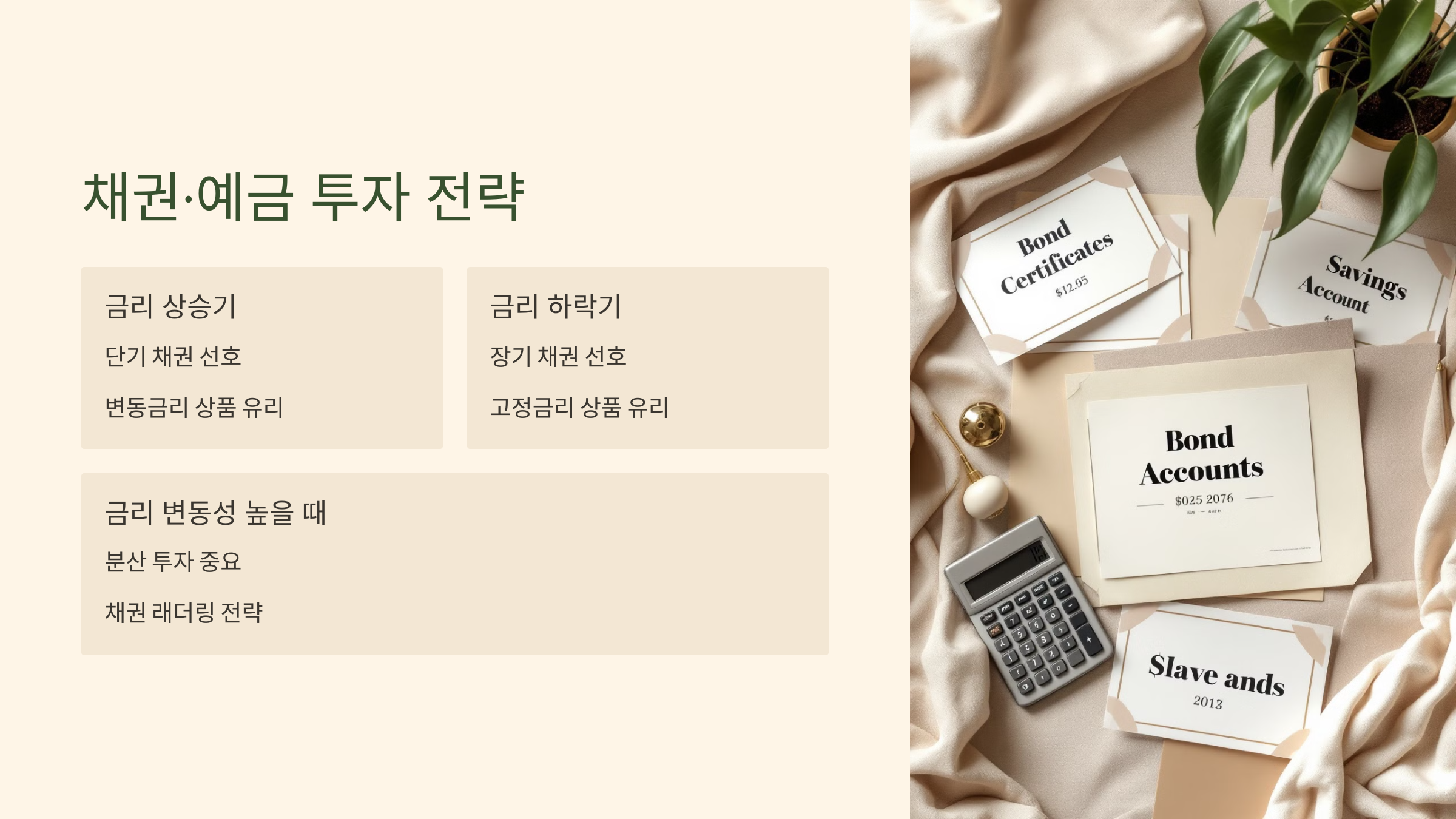 미국 기준금리와 채권·예금 투자 전략