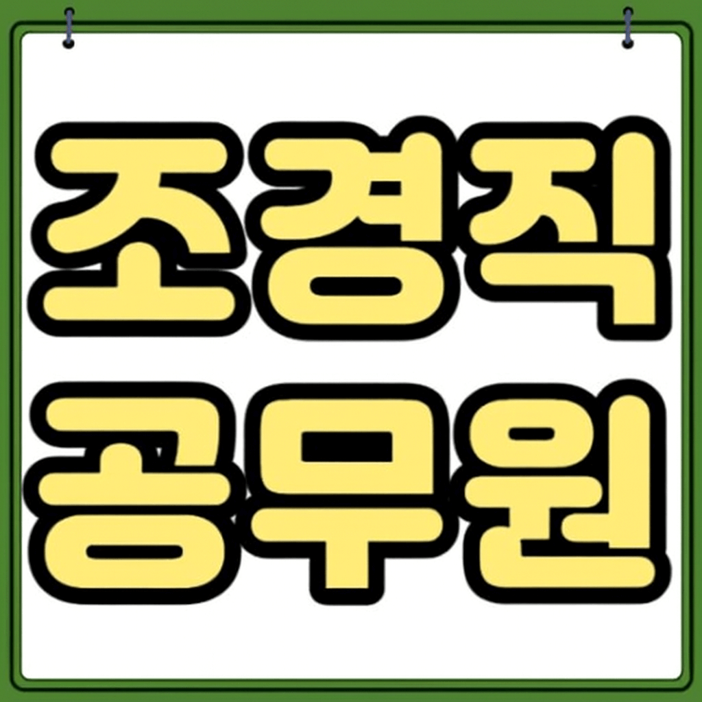 2025 조경직 공무원