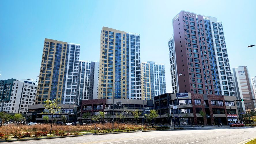 영종하늘도시 반도 유보라 - 단지 전경