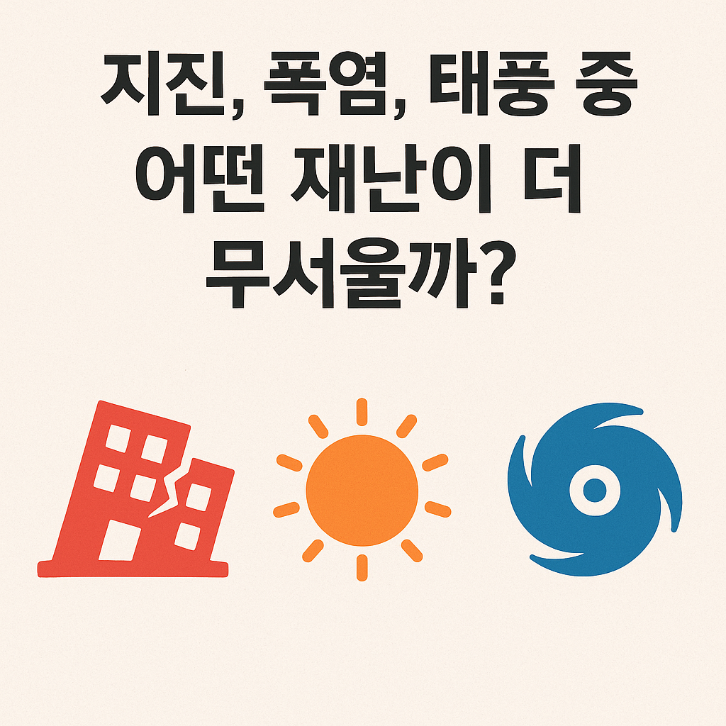 지진,태풍,폭염,재난
