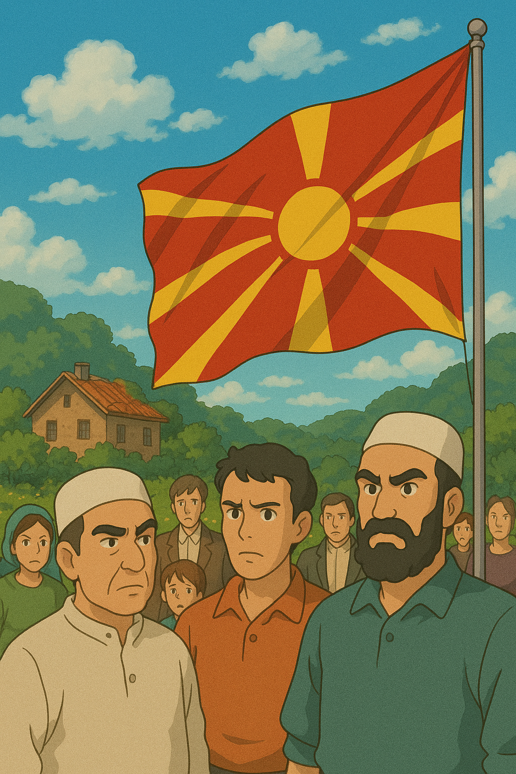 마케도니아 소수민족 갈등과 다민족 정치 위기 관련 사진