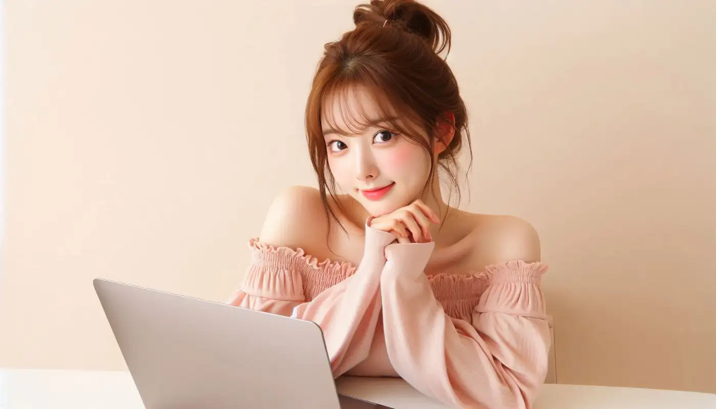 블프-기간을-알아보고-해외직구하는-여성의-모습