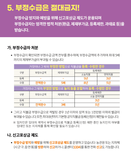 공익직불금 신청사진