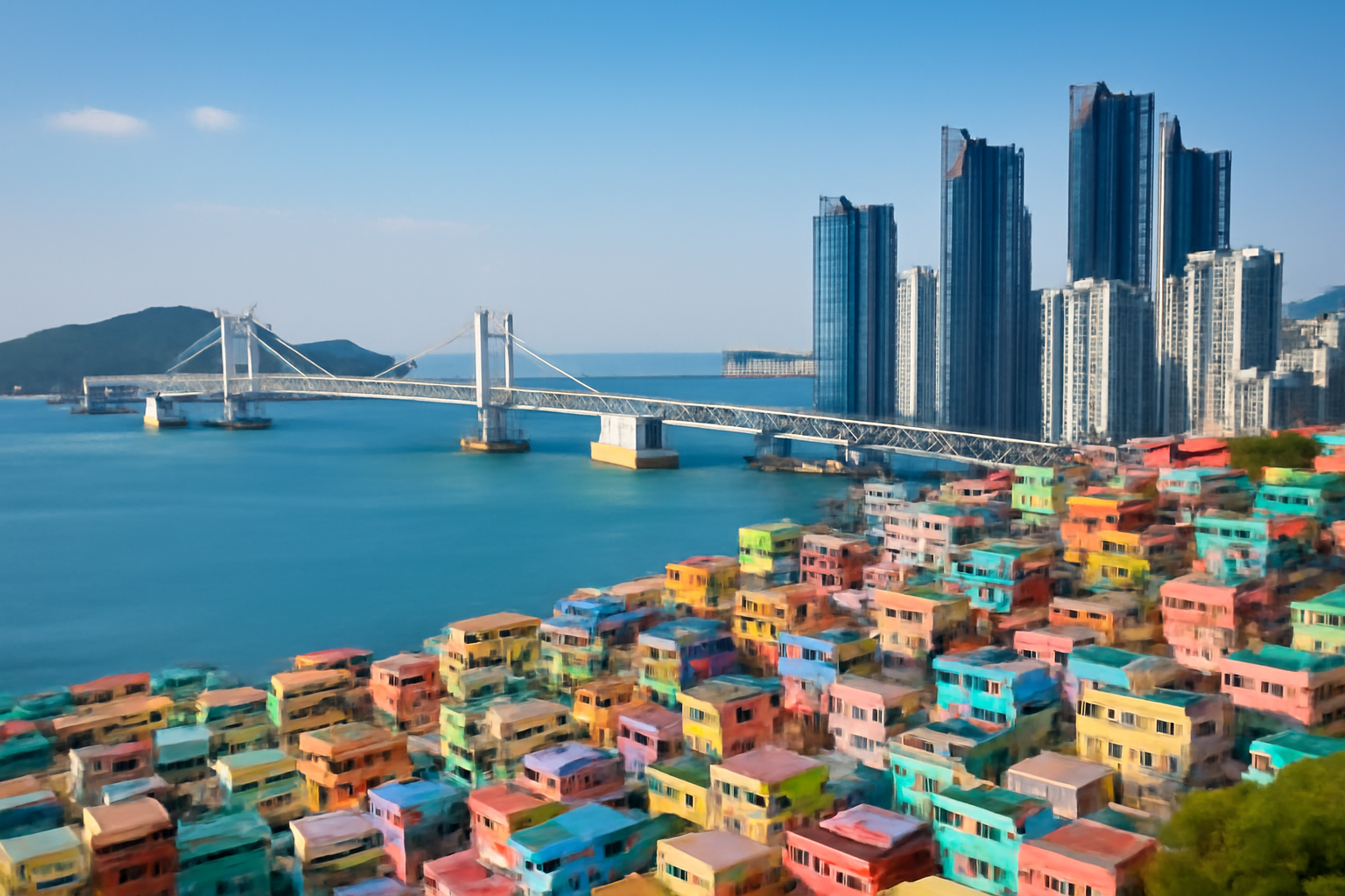 부산 관련 사진.