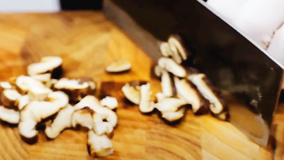 표고 송송썰기
