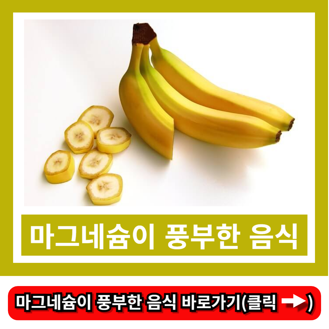 마그네슘이 풍부한 음식