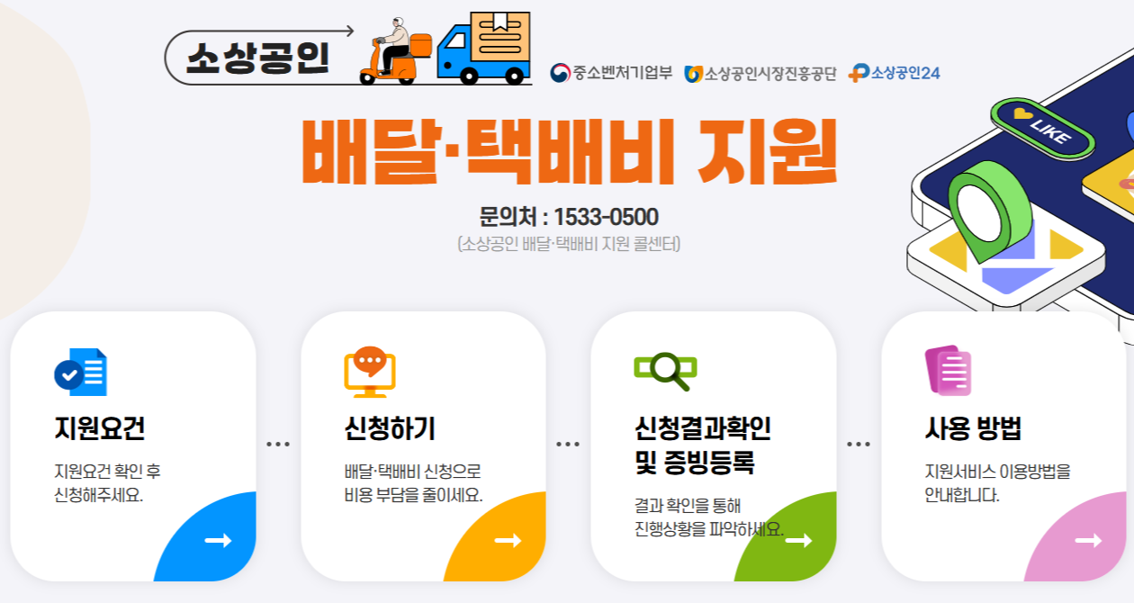 소상공인 택배비 지원 관련 사진