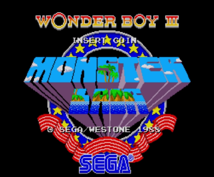 원더보이3-오락실게임-메인-화면