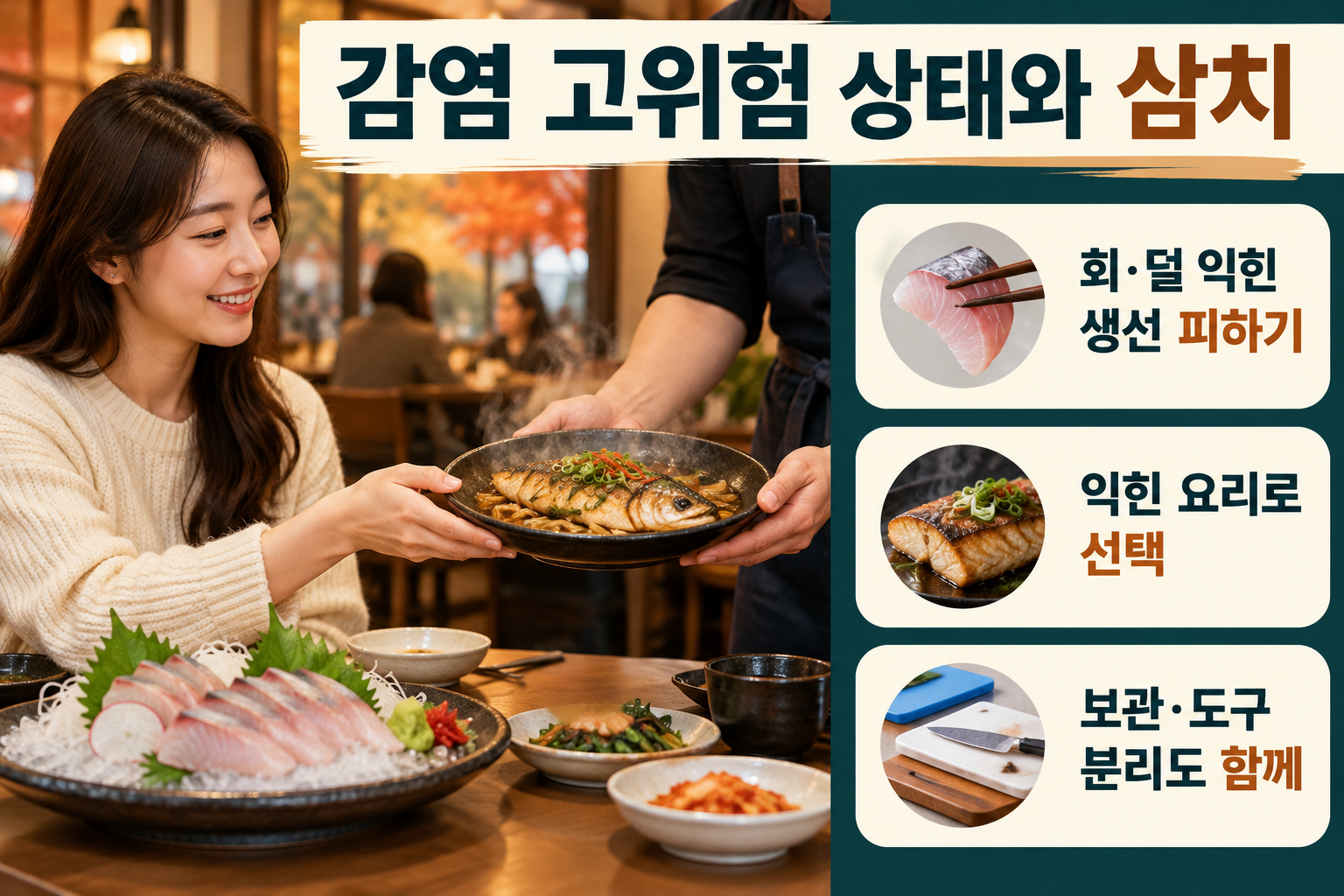 삼치 · 간질환·면역저하가 있다면 삼치회보다 익힌 음식으로 고르세요 실사 인포그래픽