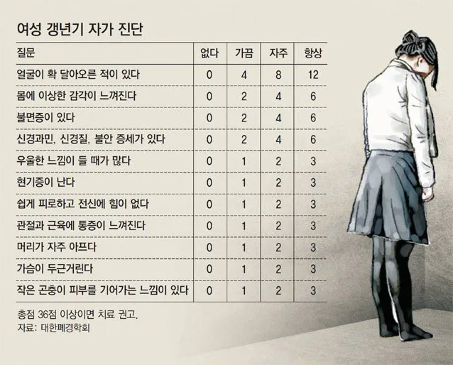 갱년기 자가진단