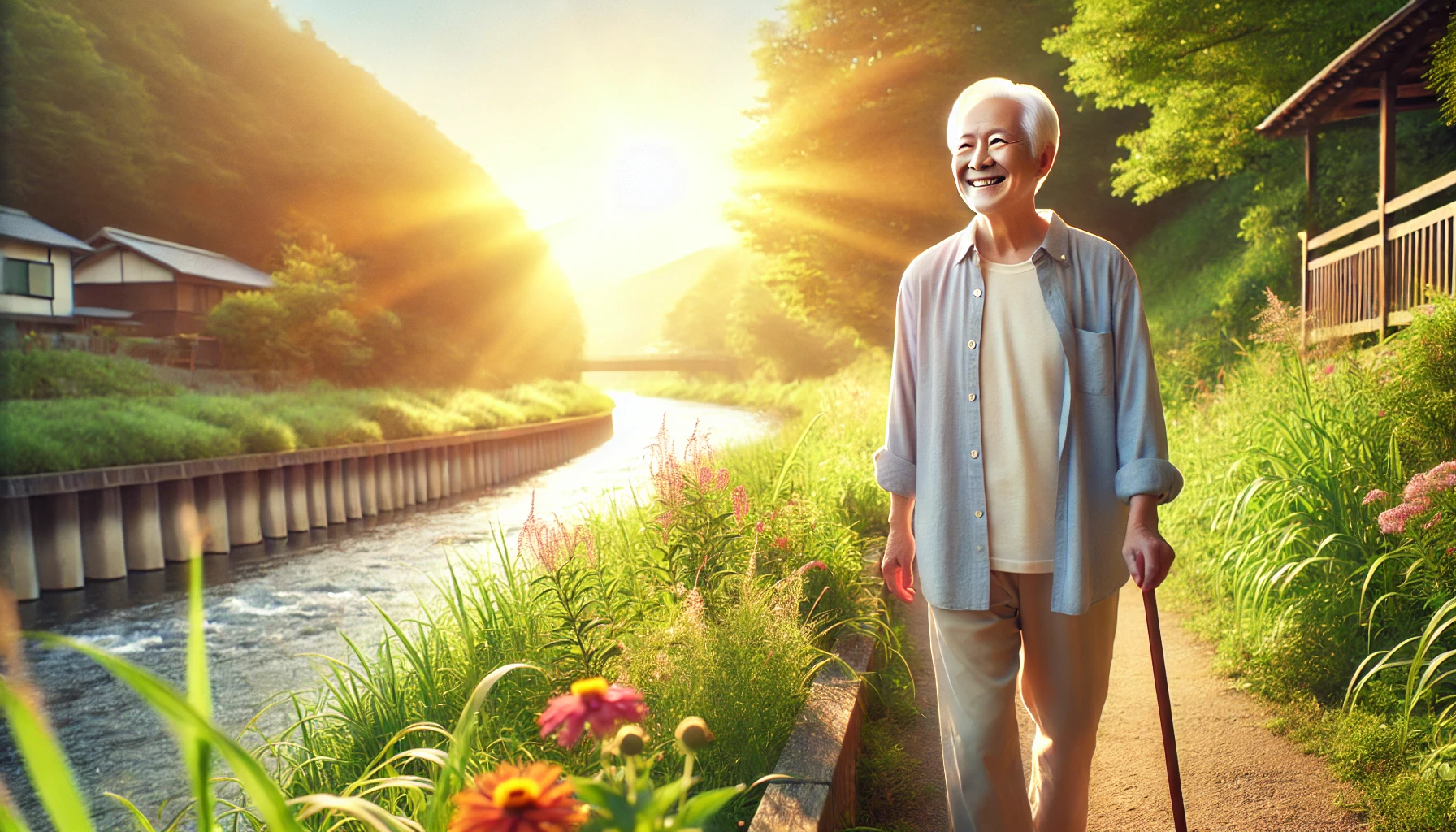 치매예방-햇빛쬐이기-생활습관-산책-비타민d