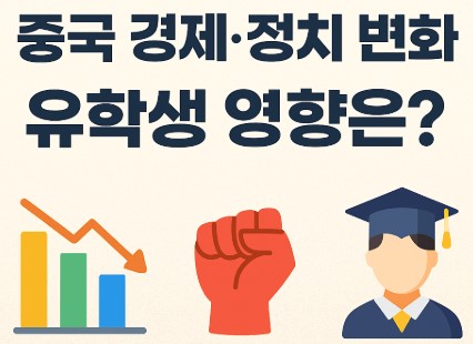 중국의 경제, 정치 변화애 따른 유학생 영향 사진