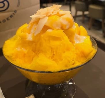 파리바게뜨 망고 빙수