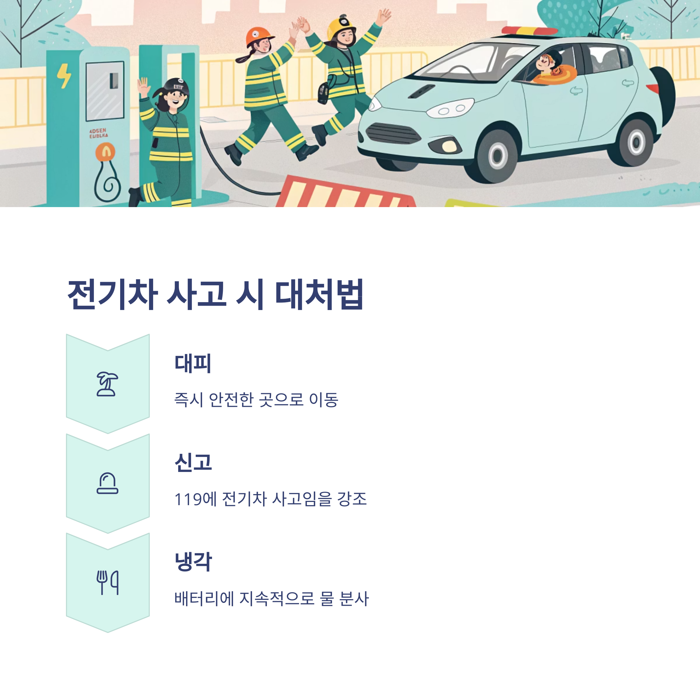 전기차 사고 후 대처법과 화재 예방가이드
