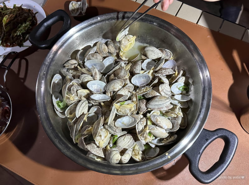 바지락술찜
