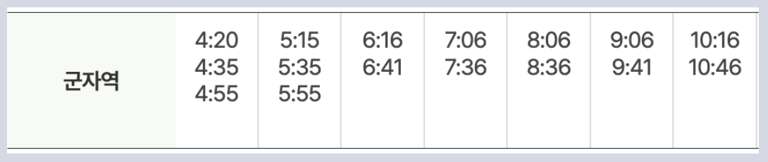 6013 공항버스 시간표 리무진 버스 6013번시간표 예매 요금 실시간 위치 노선(면목 장한평역 군자교 군자역 건국대 성수 인천공항)