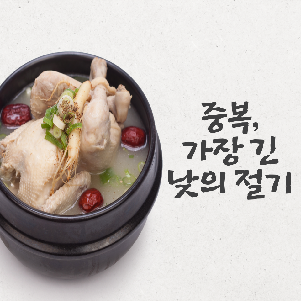 2025년 중복, 가장 긴 낮의 절기