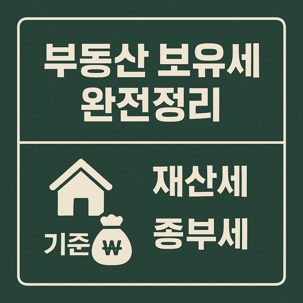 부동산 보유세 완전정리 썸네일 이미지