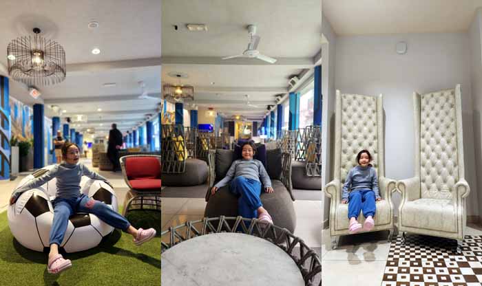 NXY 밀라노 호텔 조식 레스토랑 앞 로비에서 보낸 시간들