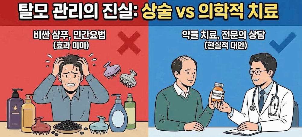 "850만 원 낭비 멈추세요" 의사가 밝히는 탈모 샴푸와 두피 관리의 불편한 진실