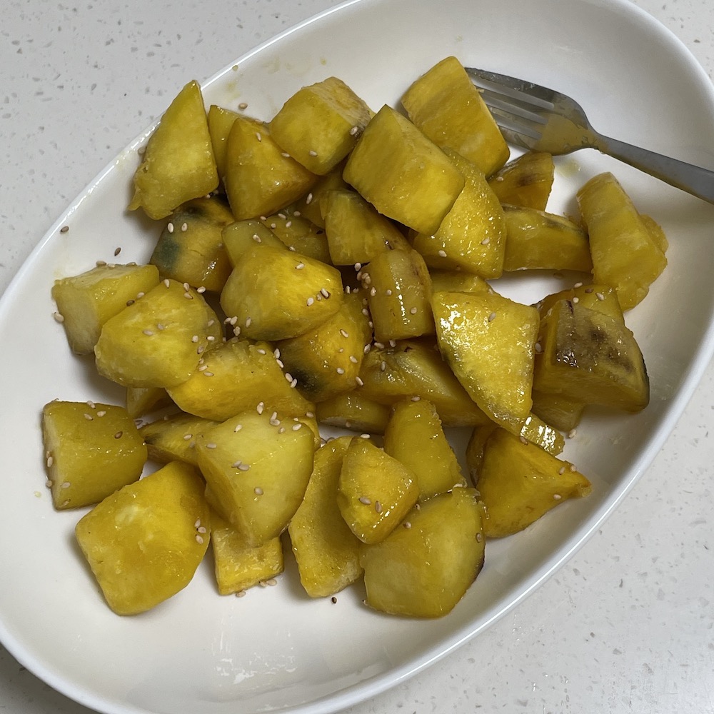 쉽게 만드는 고구마 맛탕 요리 레시피