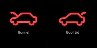 자동차-빨간색-경고등