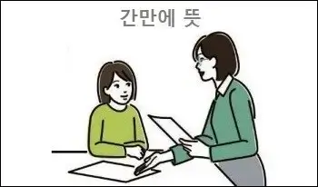 간만에 뜻
