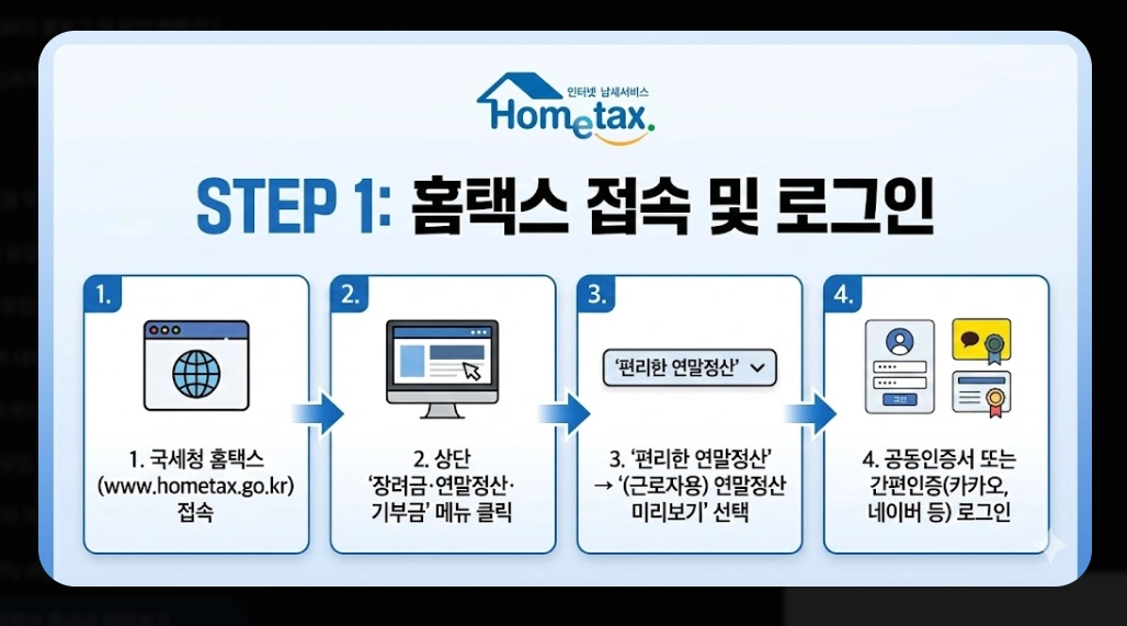 연말정산 환급금 미리보기