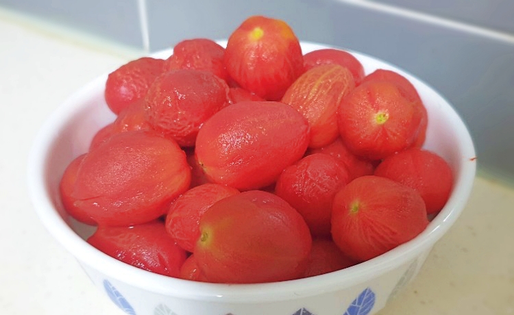 준비된 방울토마토