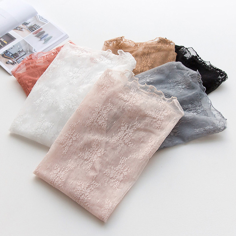 자수 자켓이너 망사레이스 시스루블라우스