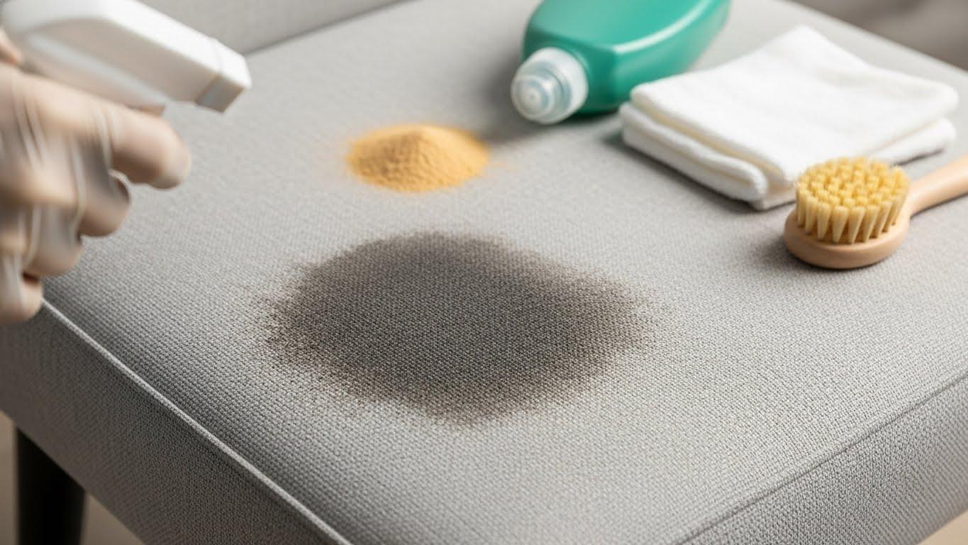 패딩 기름얼룩 제거