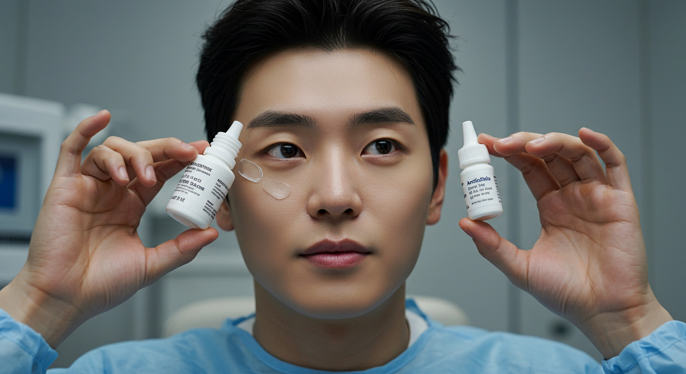 크라비트와 인공눈물, 함께 사용할 때 주의할 점