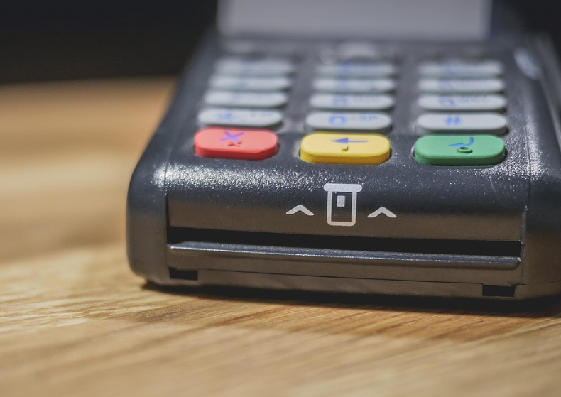 카드결제단말기의 모습