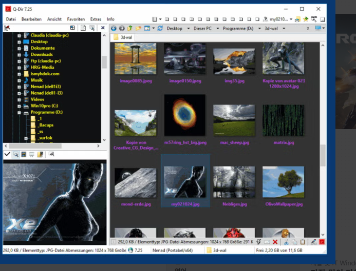 q-dir 다운로드 홈페이지 소개