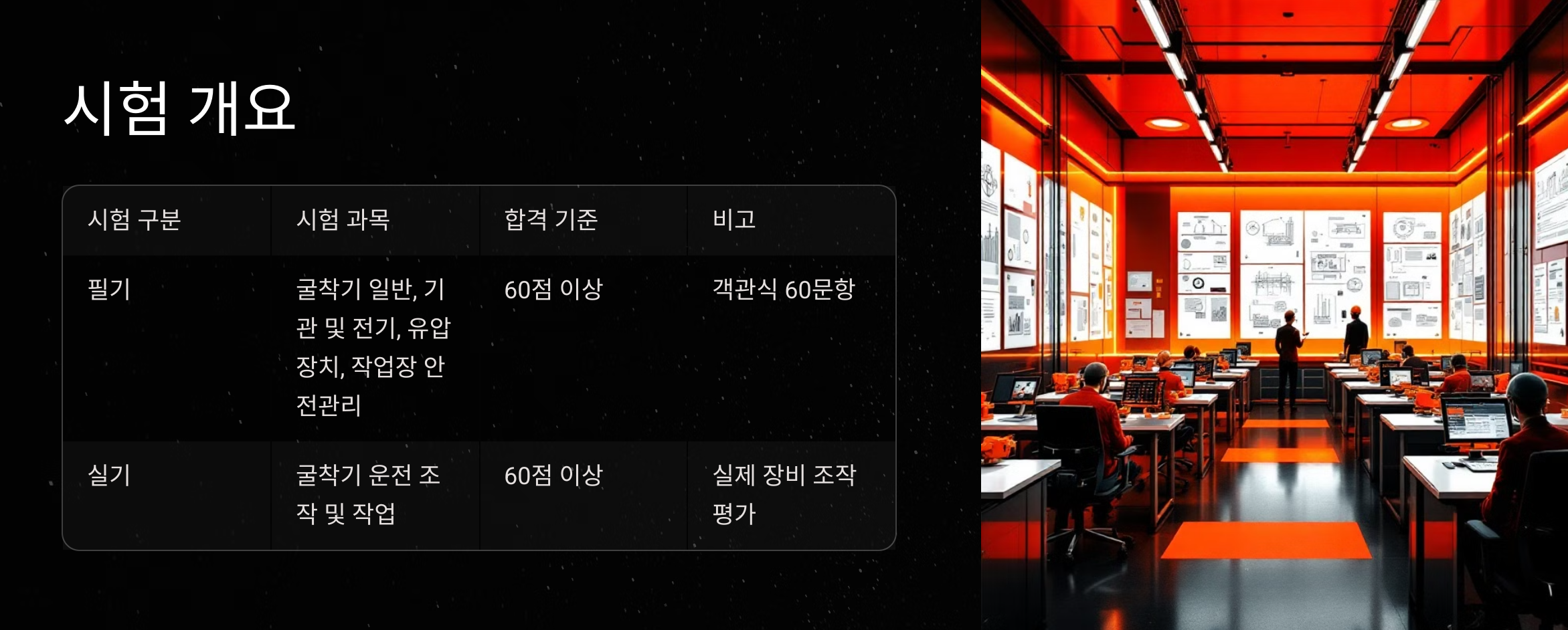 굴착기운전기능사 합격비법! 필기&middot;실기 한 번에 끝내는 공부법