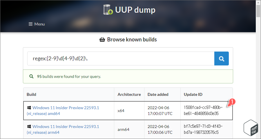 Dev Channel Build 및 Architecture 선택