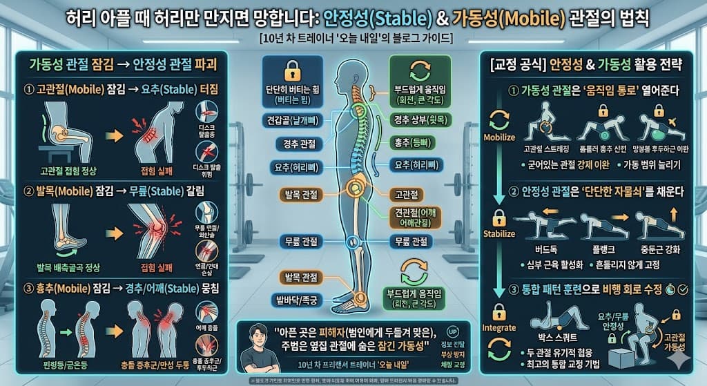 안정성과 가동성 관절의 법칙