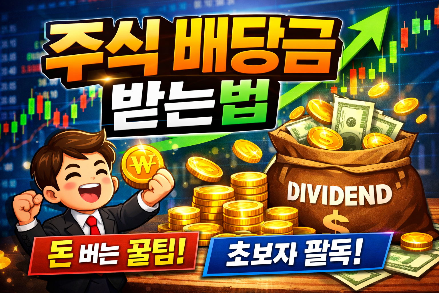 주식 배당금 받는법