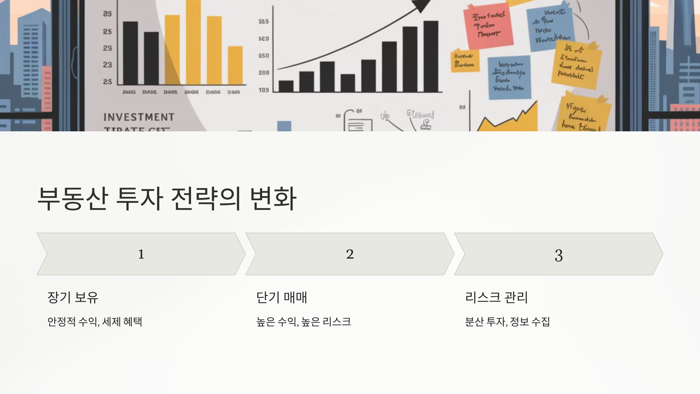 부동산 투자 전략의 변화