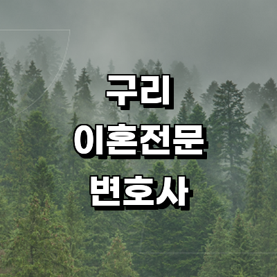 구리시 이혼 변호사