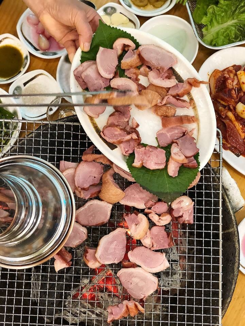 툇골오리 본점 춘천 오리 숯불구이 오리탕