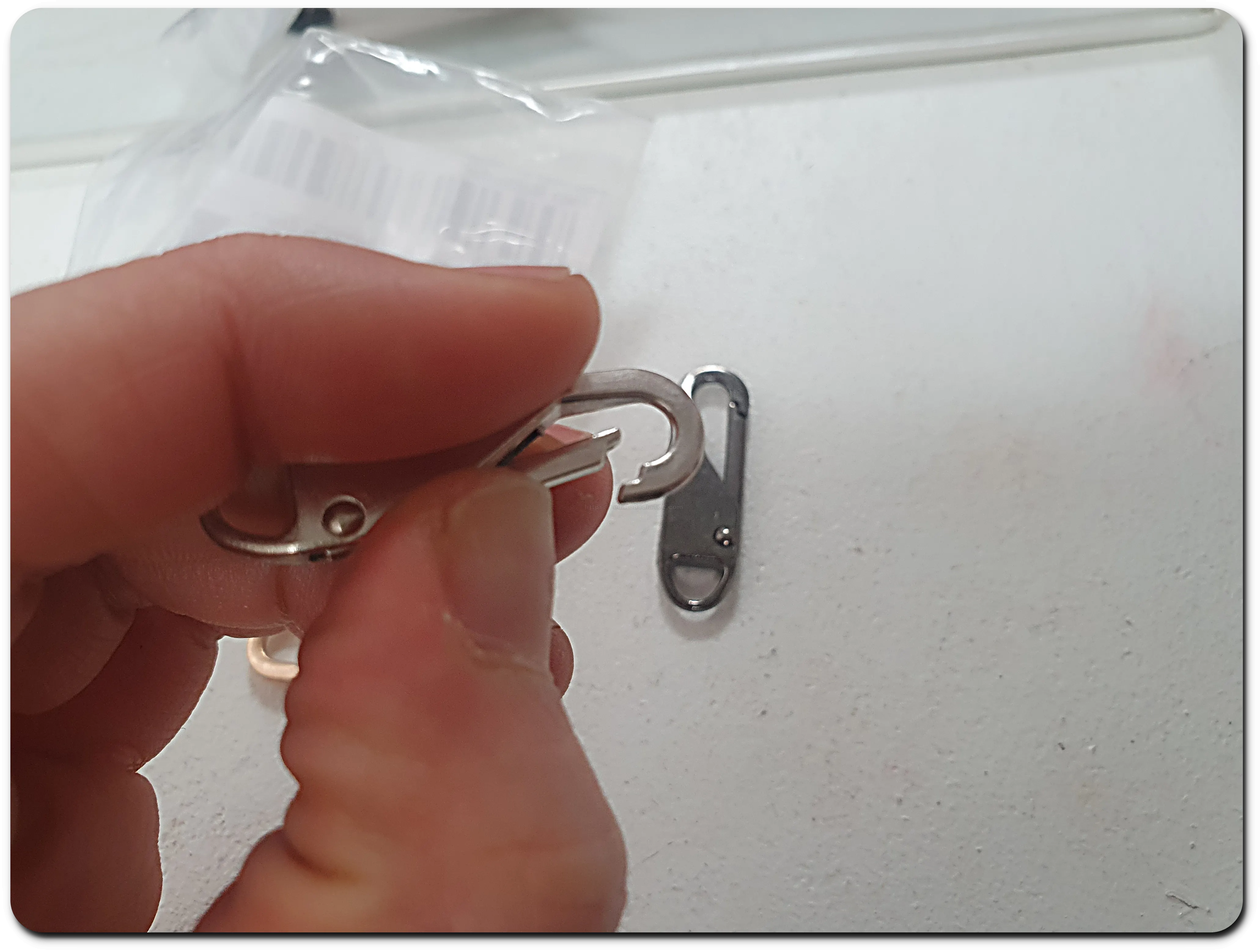 지퍼고칠때 필요한 지퍼 슬라이더