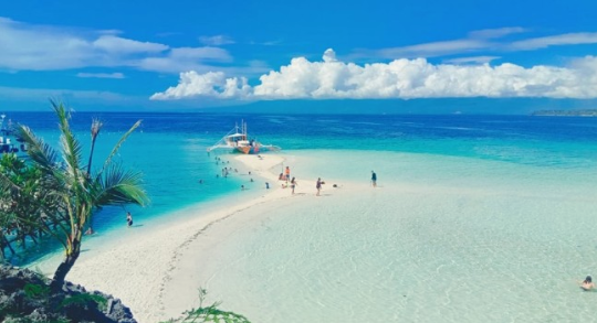 모래사장과 바닷가 사진