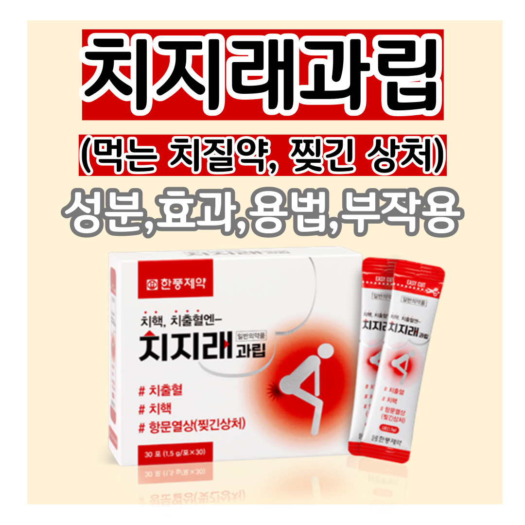 치지래과립 썸네일, 치질 치료제 소개 이미지