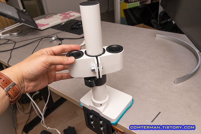 마운트뷰 MV-PM002 모니터암 높이 조절