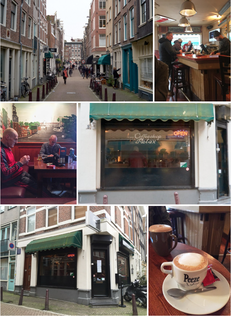 암스테르담의 Coffeeshop Relax