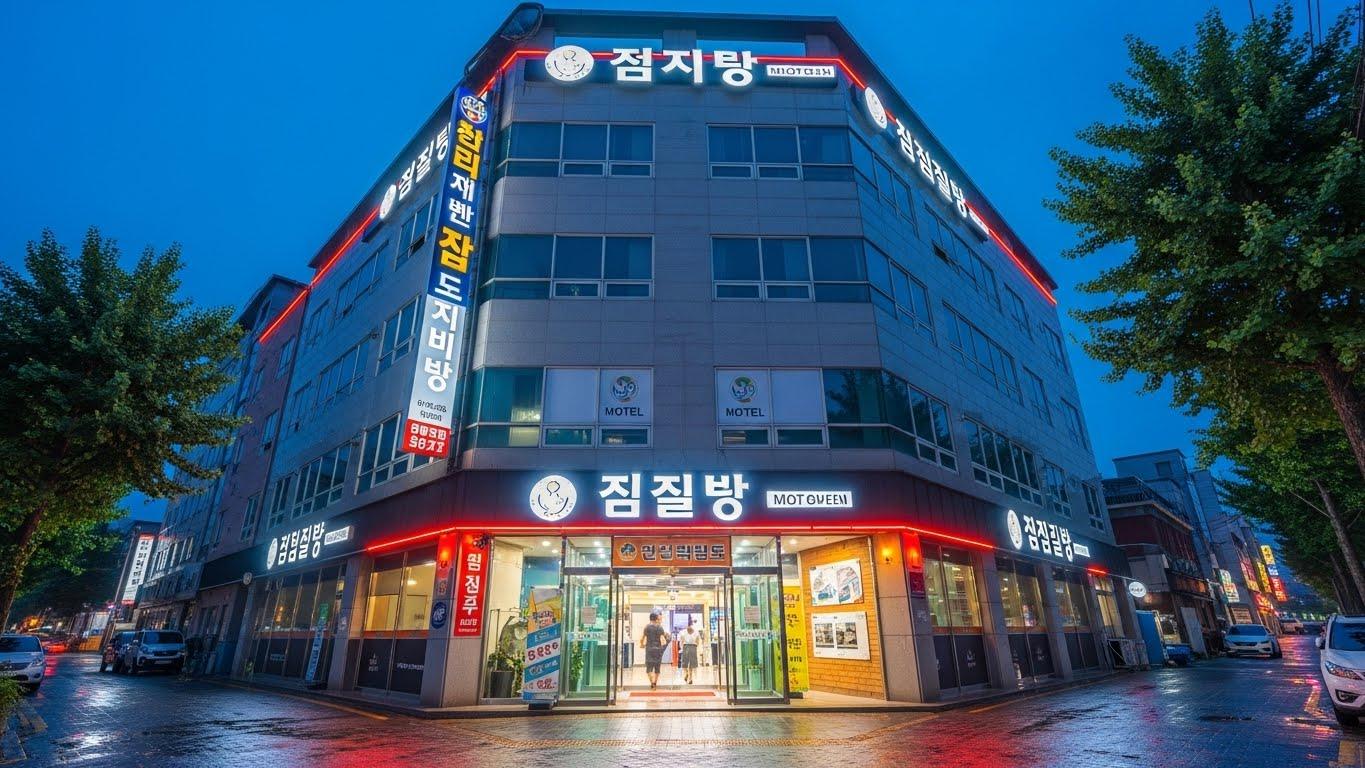 찜질방 모텔