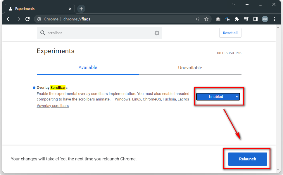 [Relaunch]-버튼을-클릭