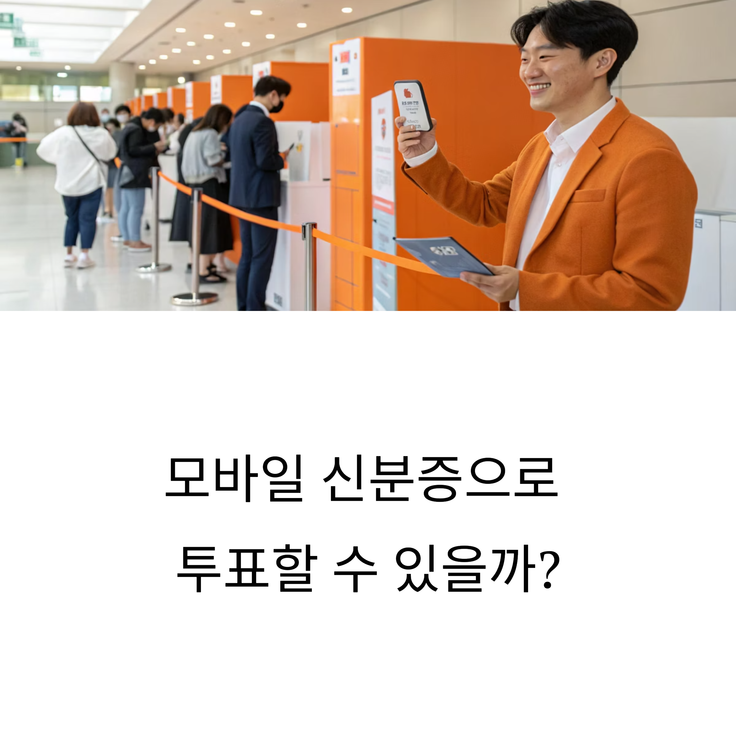 대통령 선거일, 모바일 신분증으로 투표 가능할까?